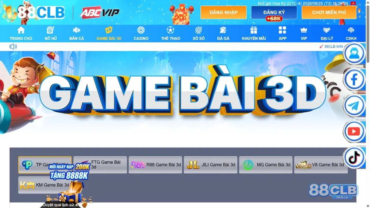 Danh mục game bài đổi thưởng tại 88CLB