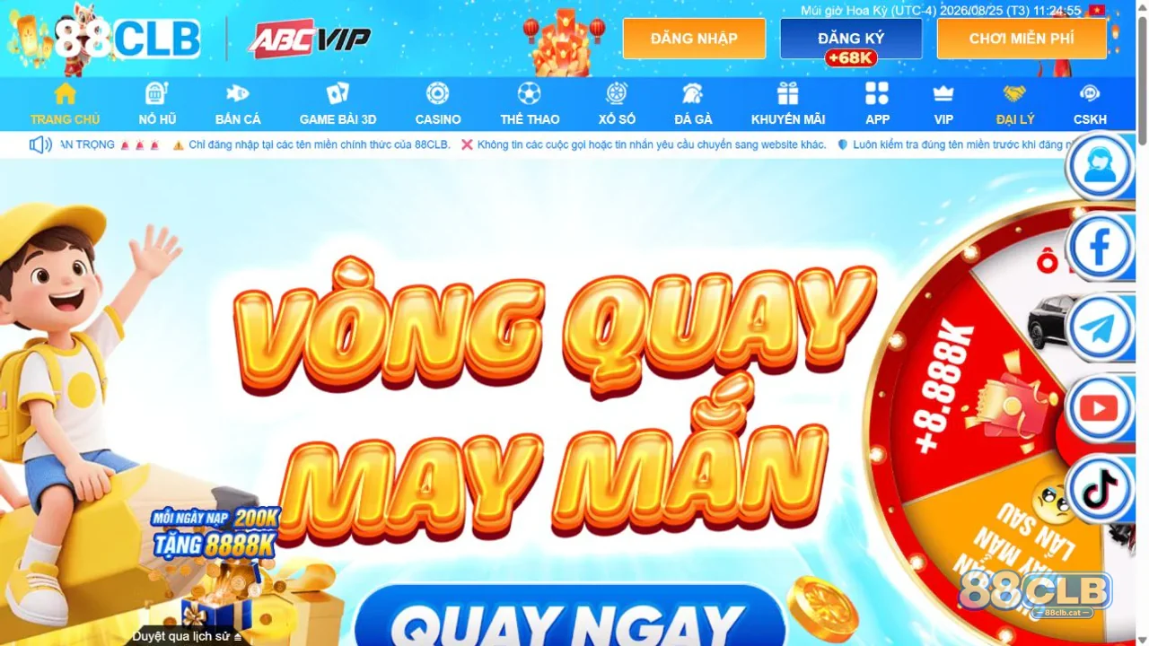Trang chủ nhà cái 88CLB tại 88clb.cat